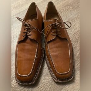 Brown lace oxfords